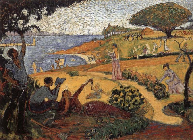 Study of Harmonious times, Paul Signac